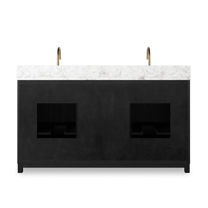 Satin Drifted Black Veneer