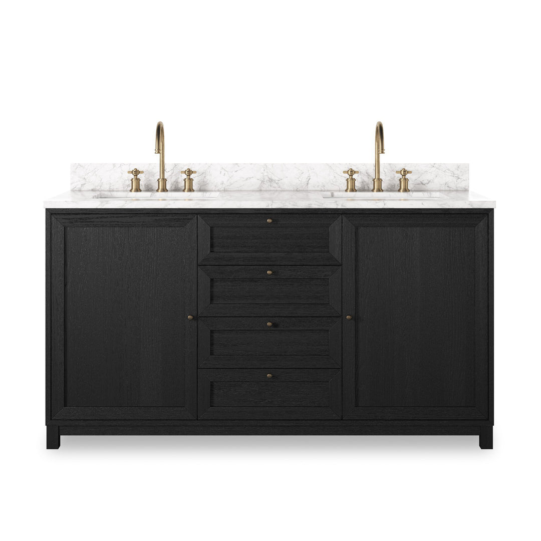 Satin Drifted Black Veneer