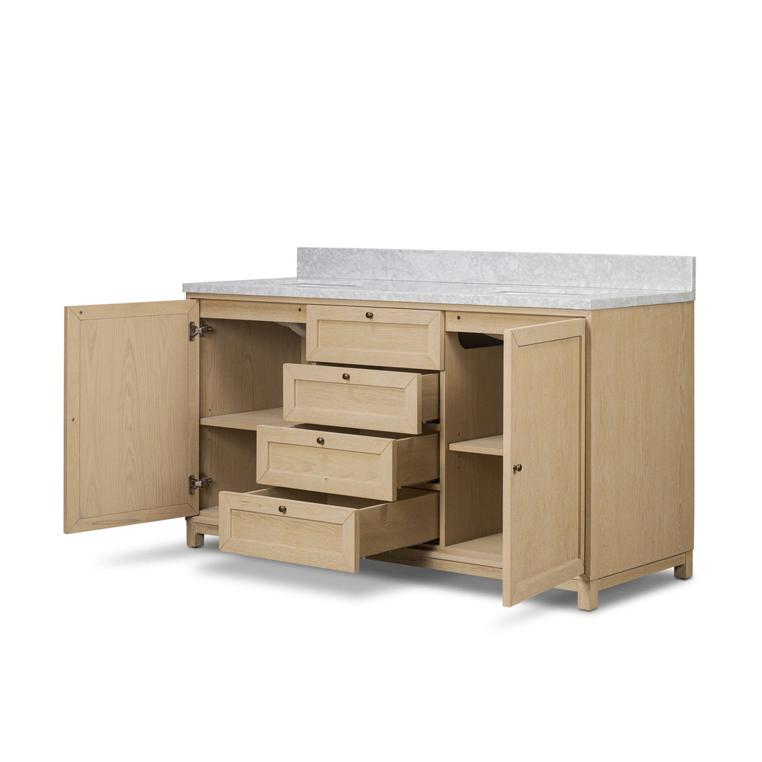 Satin Bleached Oak Veneer