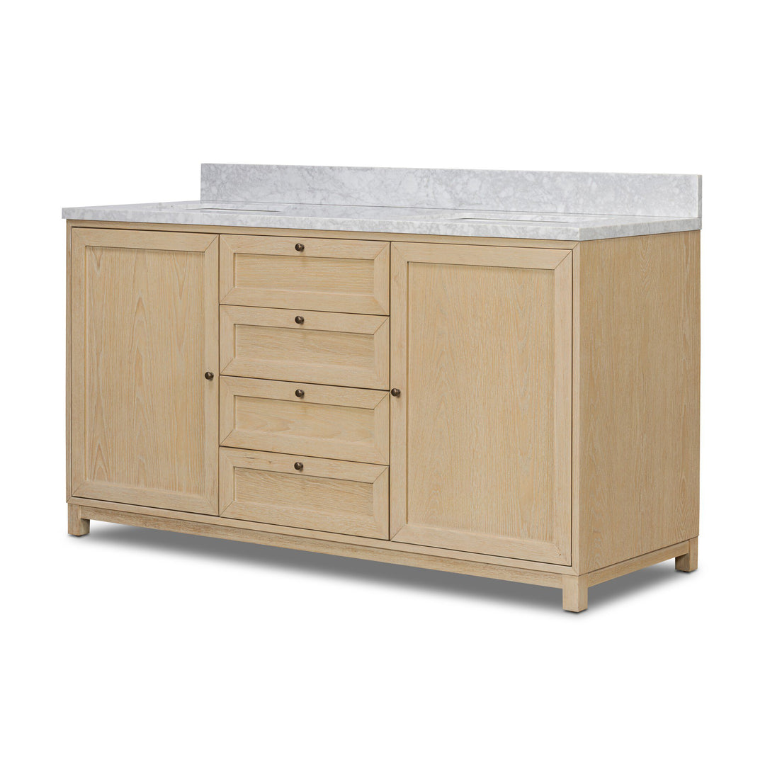 Satin Bleached Oak Veneer