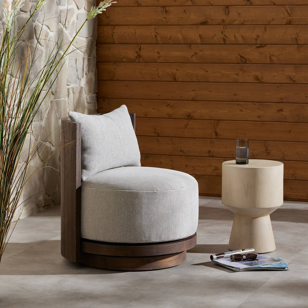 Four Hands - Ozzy Outdoor Swivel Chair - 242429-001 | American Home Furniture