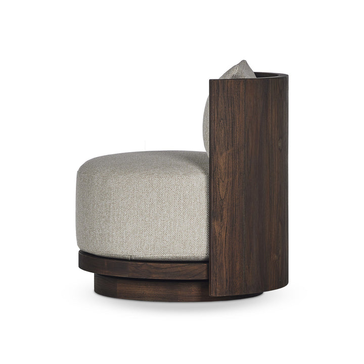 Four Hands - Ozzy Outdoor Swivel Chair - 242429-001 | American Home Furniture