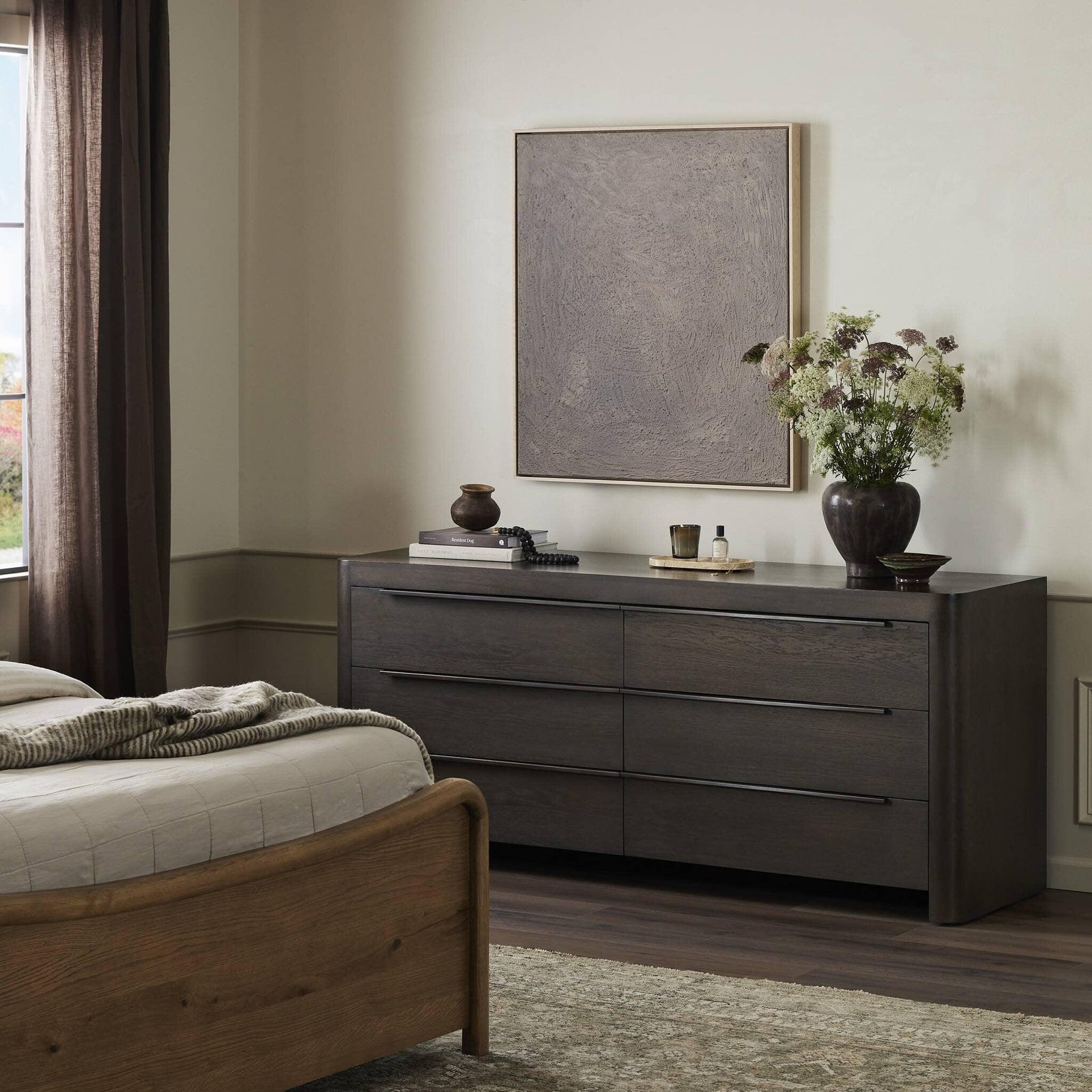 Four Hands - Bruce 6 Drawer Dresser - 242685-001 | American Home Furniture
