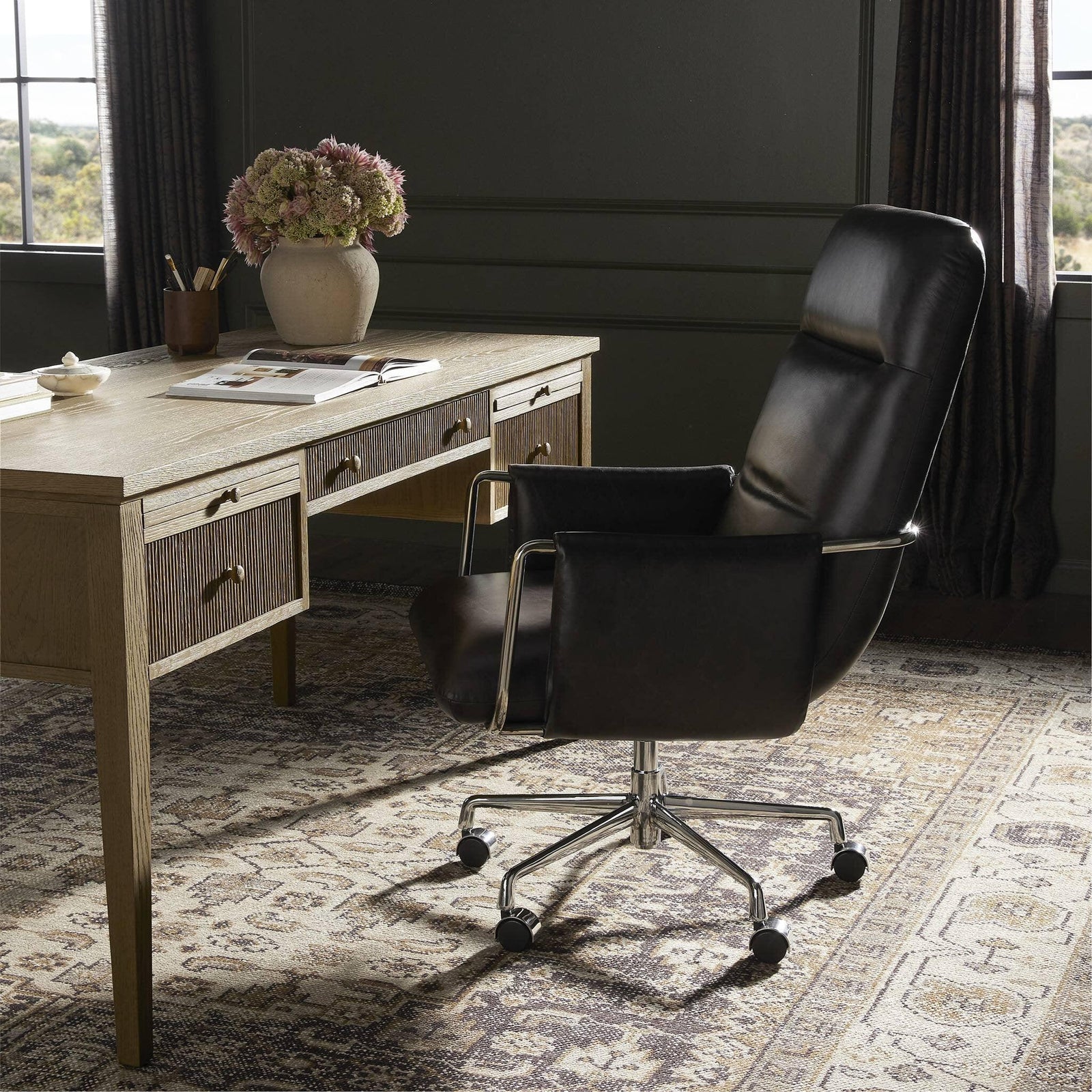 Four Hands - Sherman Desk Chair - 243232-004 | American Home Furniture