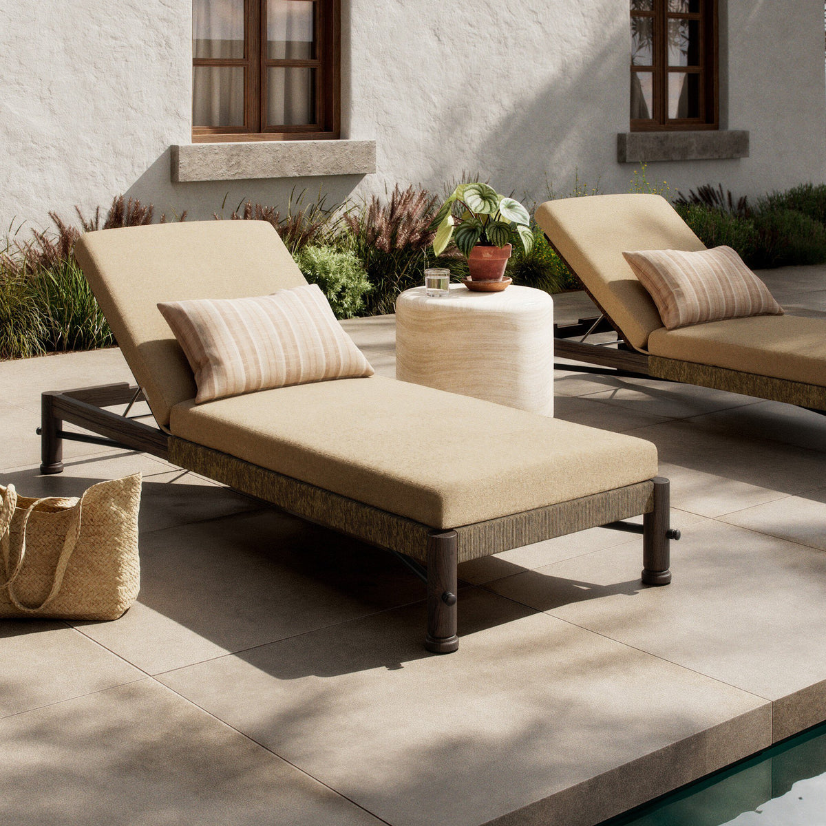 Four Hands - Finnegan Outdoor Chaise - 243362-002 | American Home Furniture