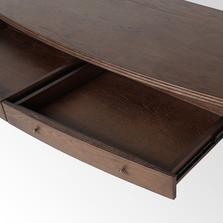 Four Hands - Bowfront Desk - 243408-001 | American Home Furniture