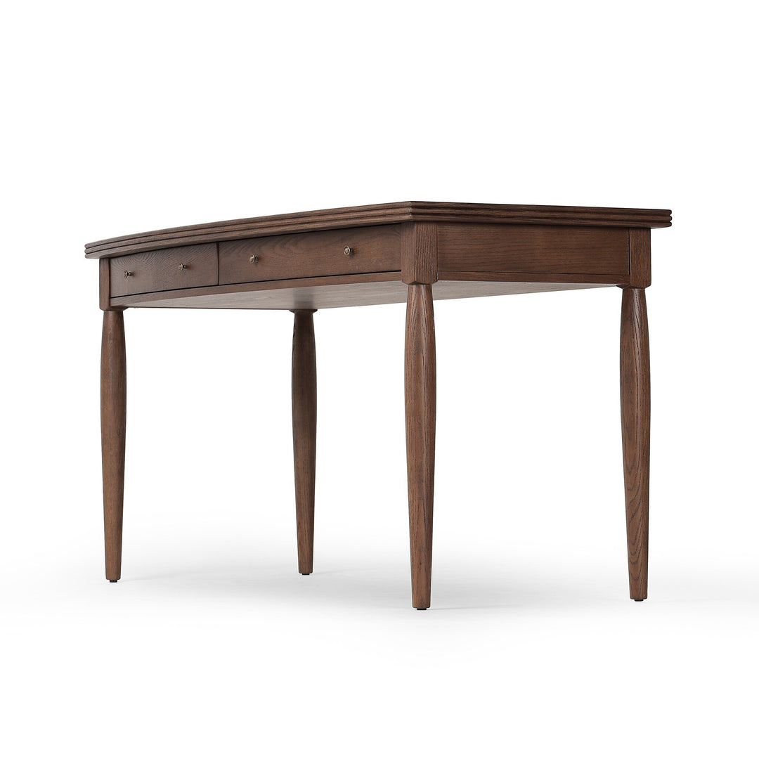 Four Hands - Bowfront Desk - 243408-001 | American Home Furniture