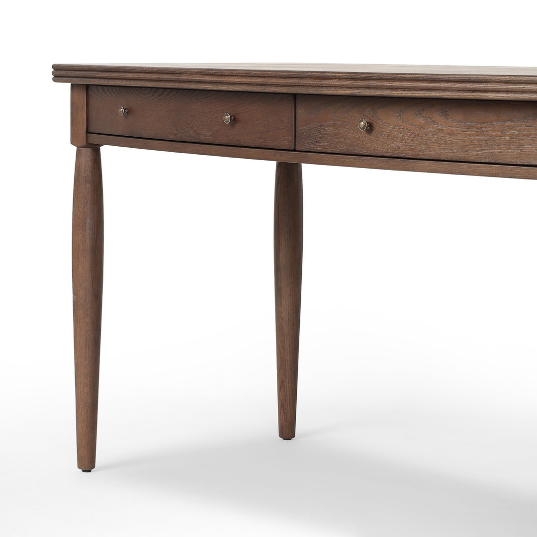 Four Hands - Bowfront Desk - 243408-001 | American Home Furniture