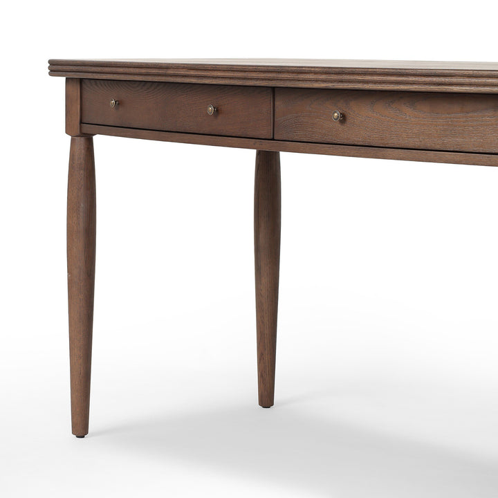 Four Hands - Bowfront Desk - 243408-001 | American Home Furniture