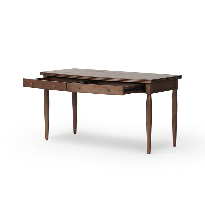 Four Hands - Bowfront Desk - 243408-001 | American Home Furniture
