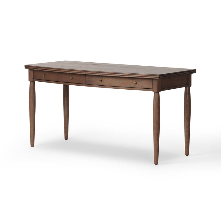 Four Hands - Bowfront Desk - 243408-001 | American Home Furniture