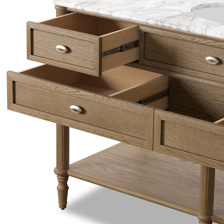Four Hands - Toulouse Single Wide Vanity - 243481-007 | American Home Furniture