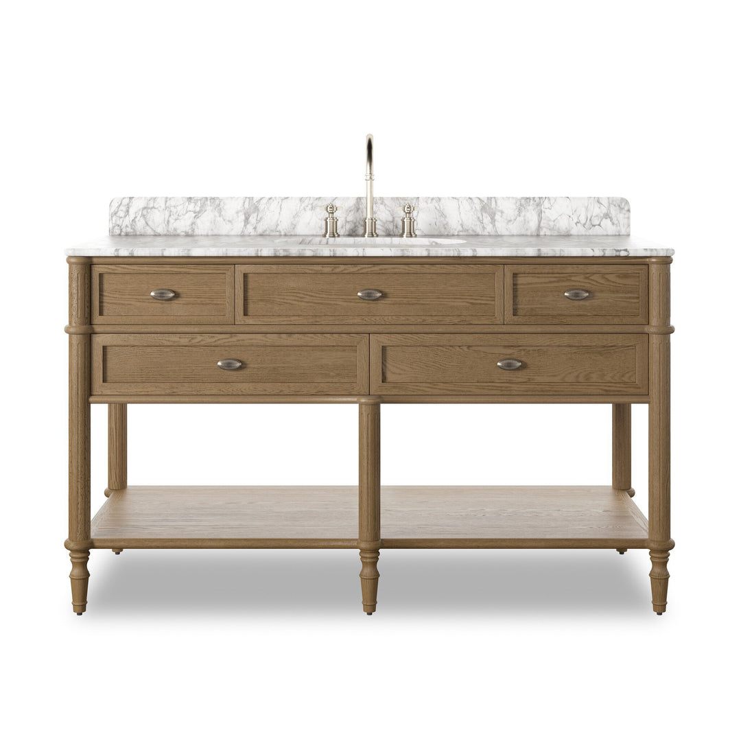 Four Hands - Toulouse Single Wide Vanity - 243481-007 | American Home Furniture