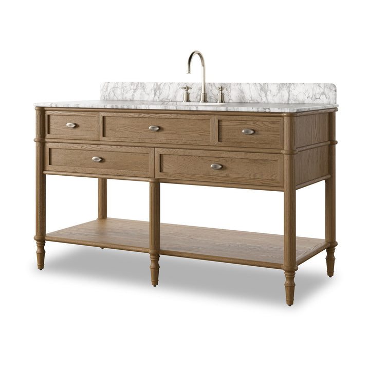 Four Hands - Toulouse Single Wide Vanity - 243481-007 | American Home Furniture