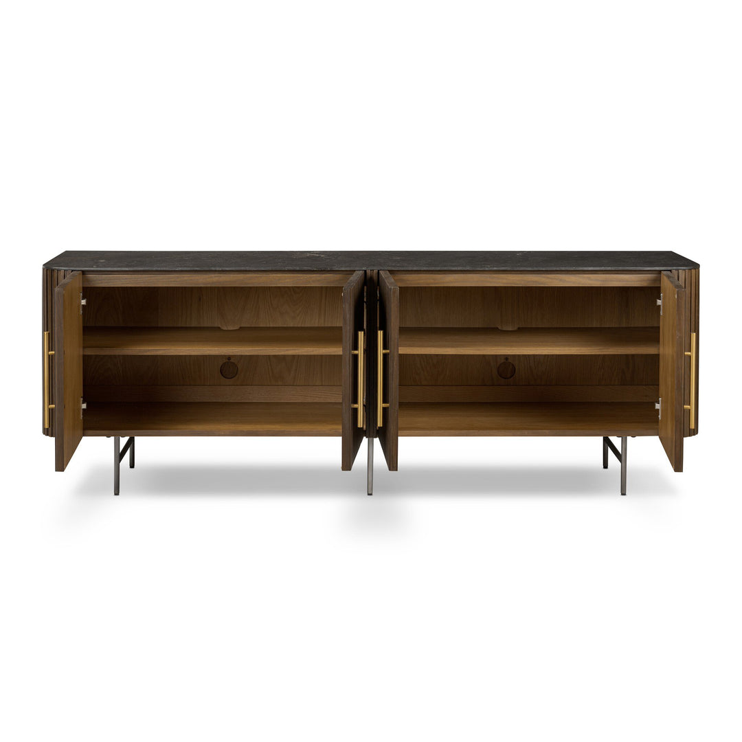 Four Hands - Fletcher Media Console - 243662-001 | American Home Furniture