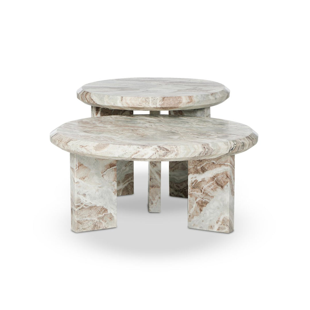 Dakota Nesting Coffee Table Set - Side