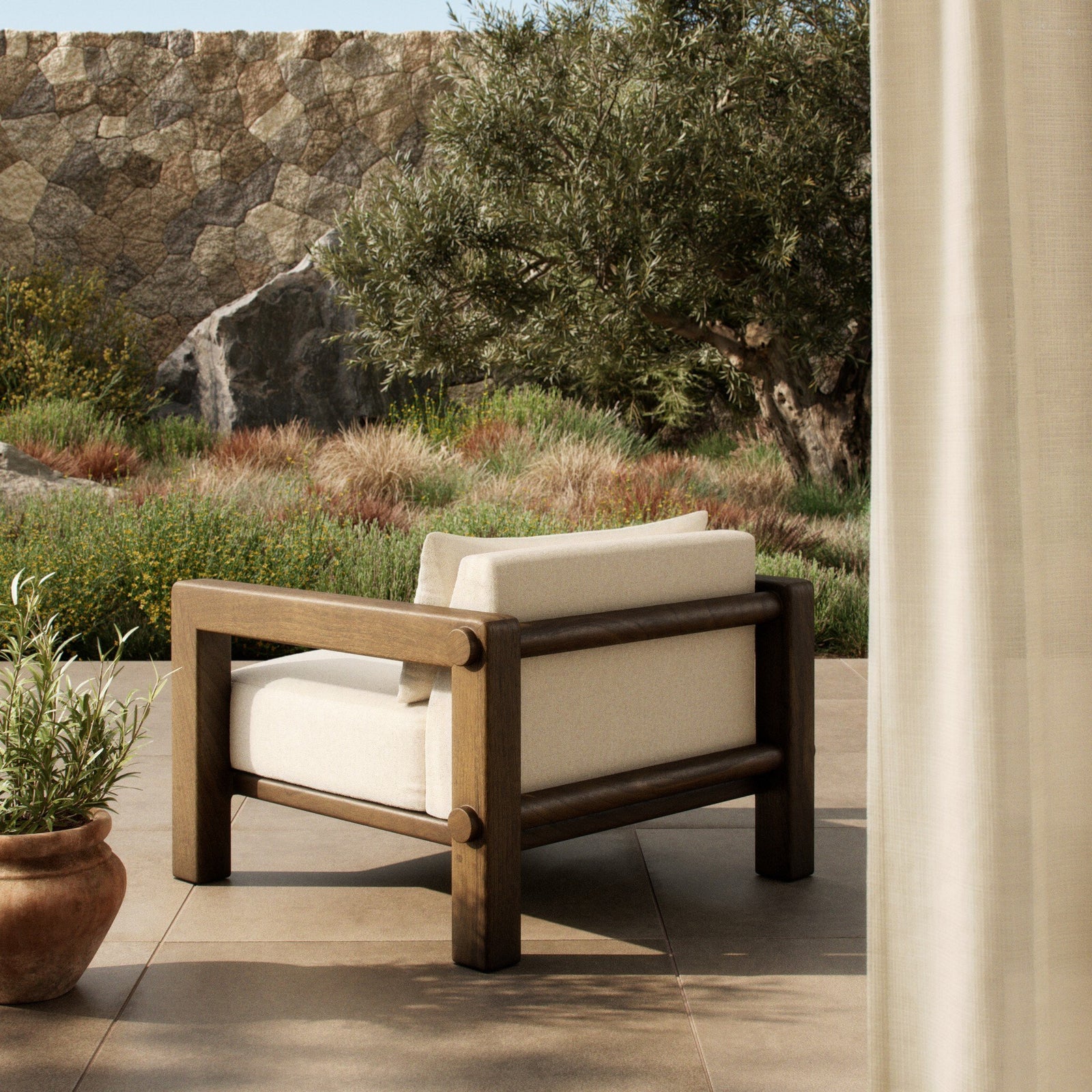 Four Hands - Lumi Outdoor Chair - 244036-001 | American Home Furniture