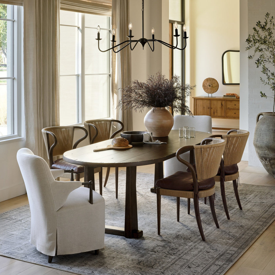 Four Hands - Amira Armless Dining Chair - 244055-010 | American Home Furniture