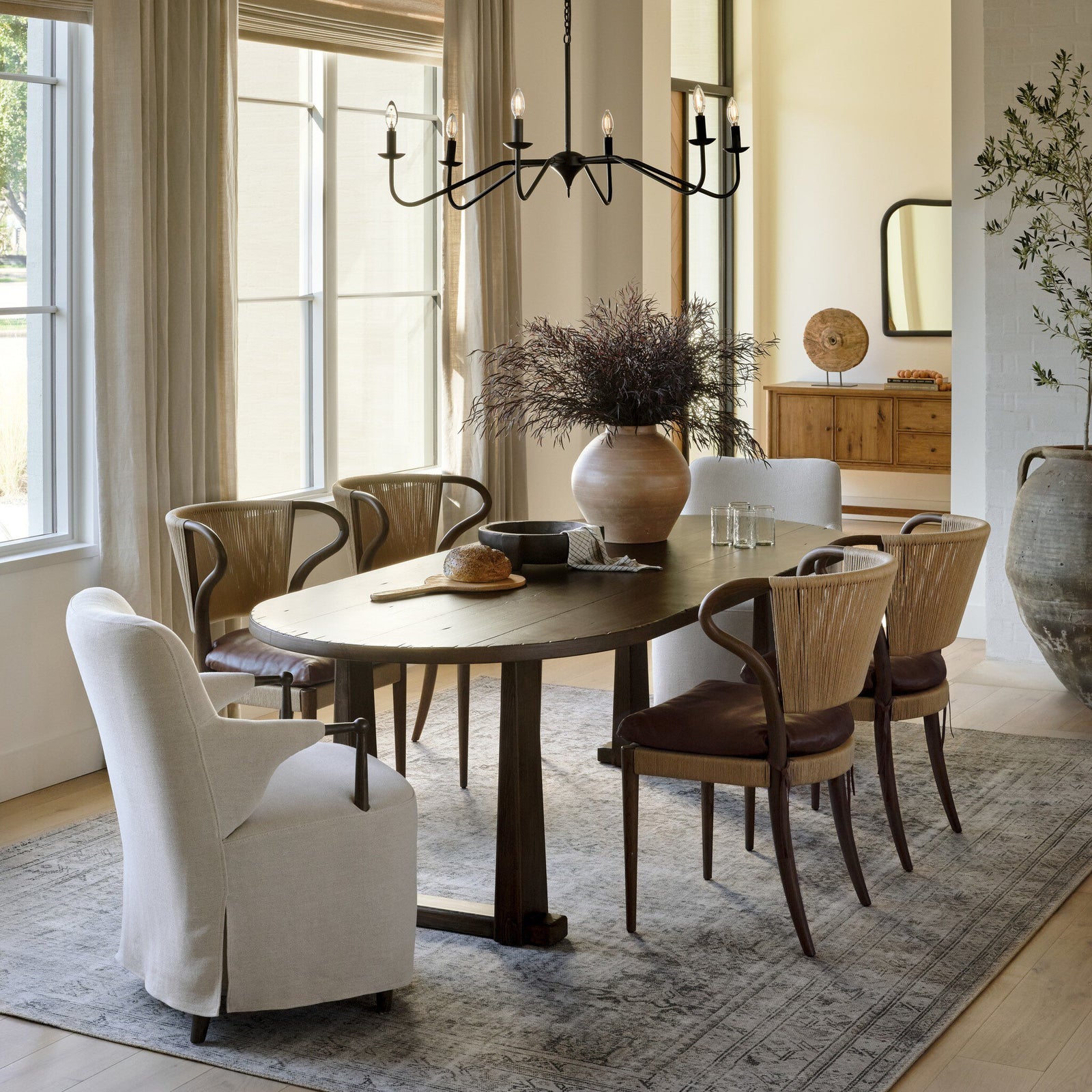 Four Hands - Amira Armless Dining Chair - 244055-010 | American Home Furniture