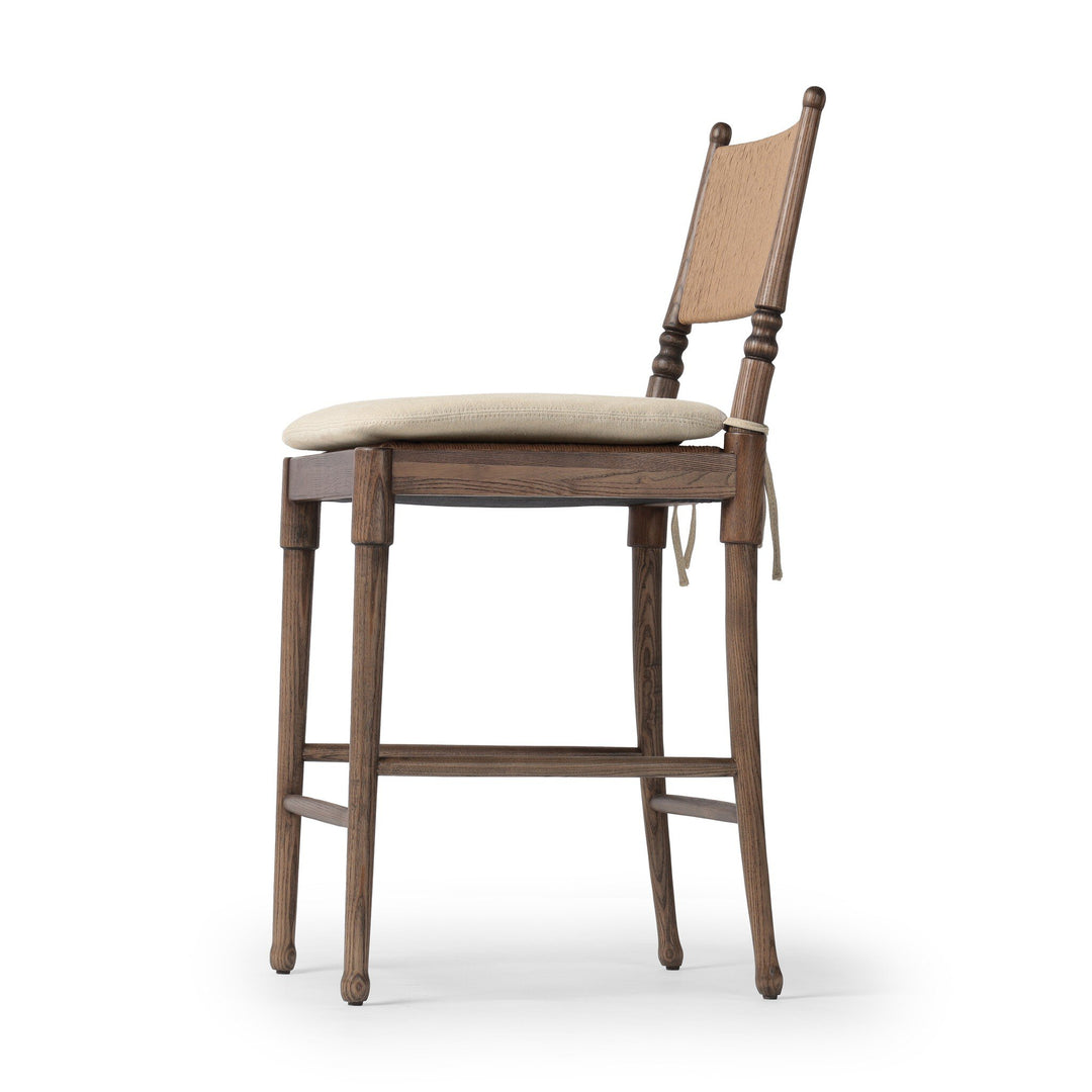 Four Hands - Fayth Stool with Cushion - 244063-004 | American Home Furniture