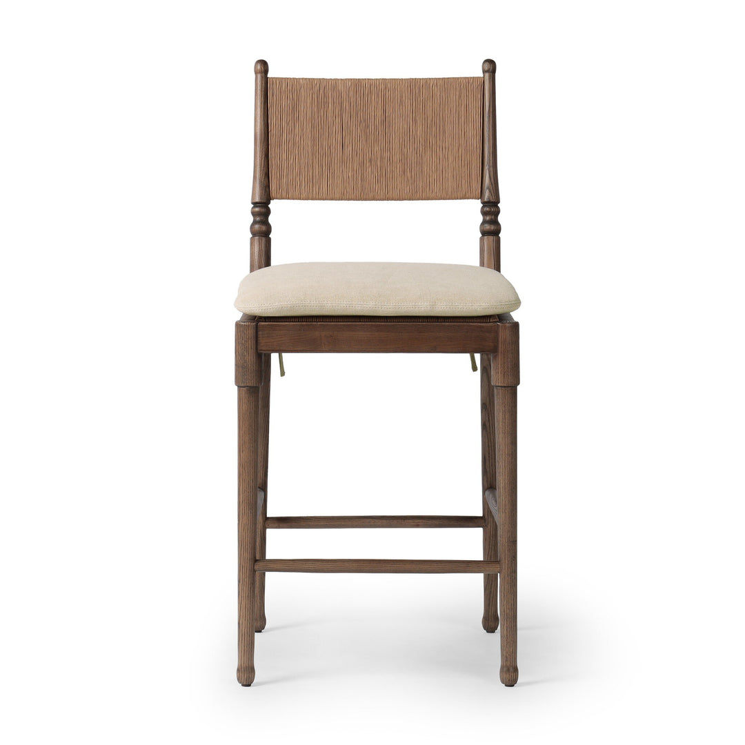 Four Hands - Fayth Stool with Cushion - 244063-004 | American Home Furniture