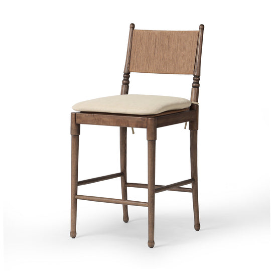 Four Hands - Fayth Stool with Cushion - 244063-004 | American Home Furniture