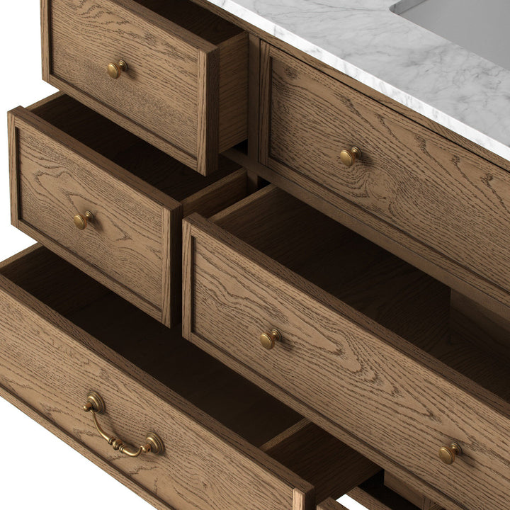 Four Hands - Elliston Single Wide Vanity - 244464-001 | American Home Furniture