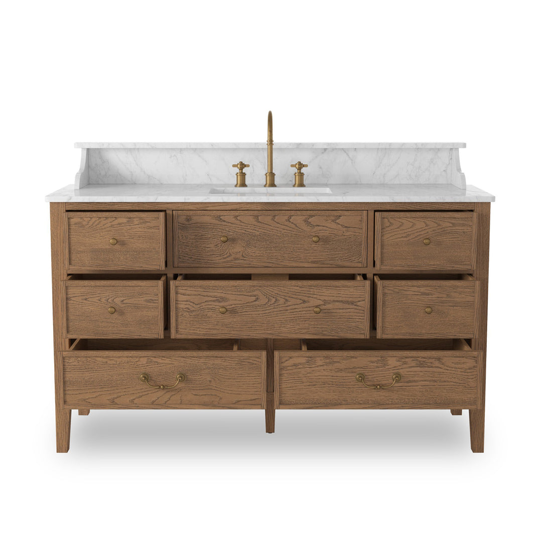 Four Hands - Elliston Single Wide Vanity - 244464-001 | American Home Furniture