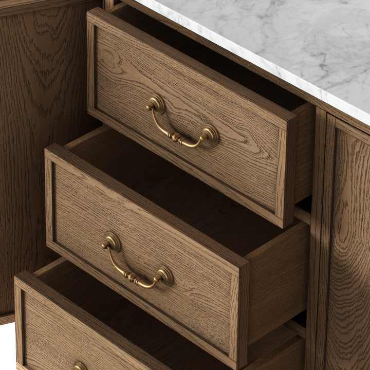 Four Hands - Elliston Double Vanity - 244466-001 | American Home Furniture