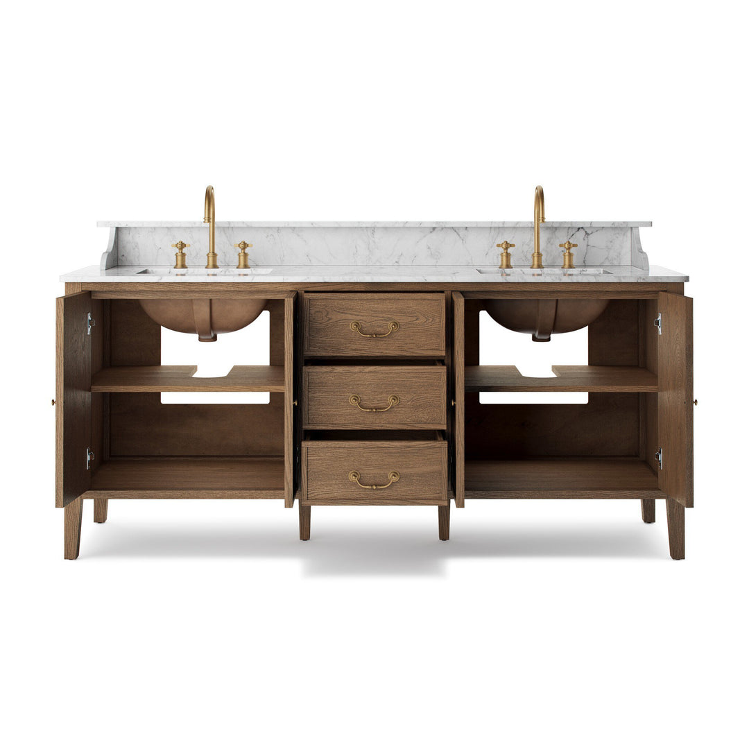 Four Hands - Elliston Double Vanity - 244466-001 | American Home Furniture