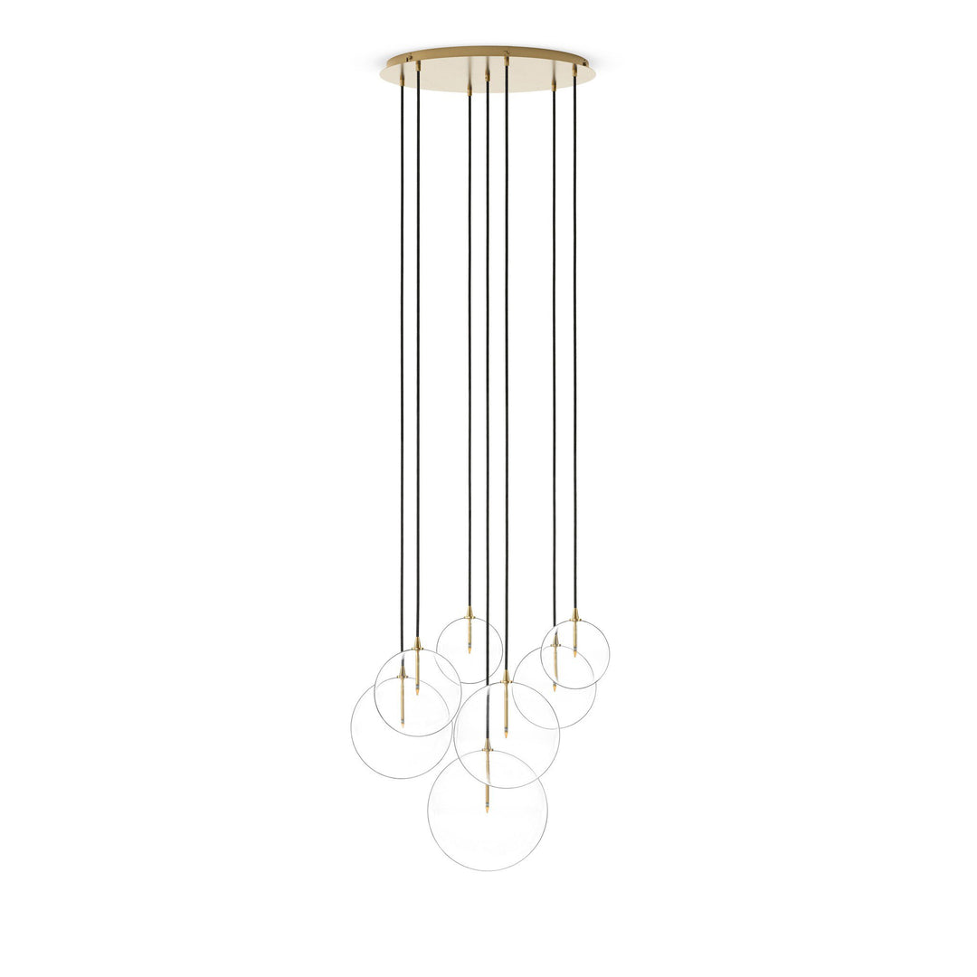 Four Hands - Cluster 7 Mix Chandelier - 245009-001 | American Home Furniture
