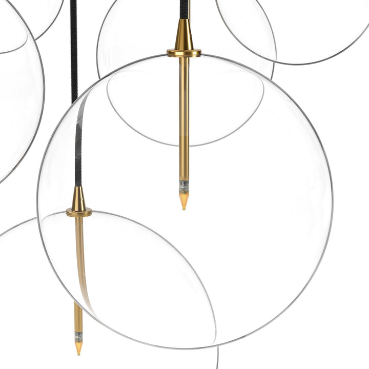 Four Hands - Cluster 7 Mix Chandelier - 245009-001 | American Home Furniture