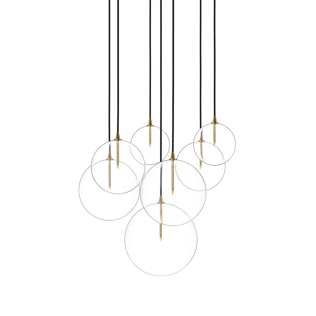 Four Hands - Cluster 7 Mix Chandelier - 245009-001 | American Home Furniture