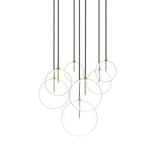 Four Hands - Cluster 7 Mix Chandelier - 245009-001 | American Home Furniture