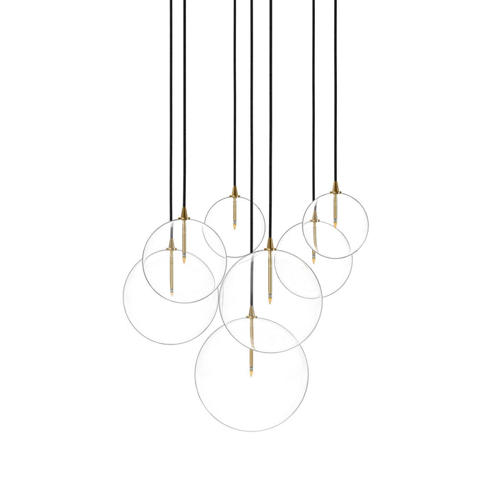 Four Hands - Cluster 7 Mix Chandelier - 245009-001 | American Home Furniture