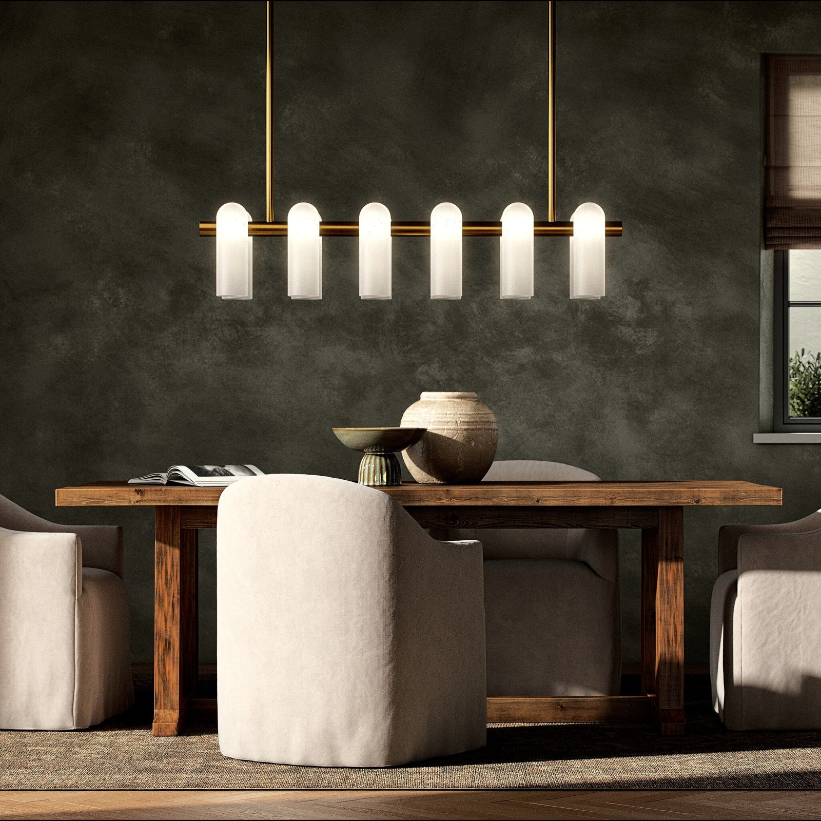 Four Hands - Odyssey Linear MD Chandelier - 245016-001 | American Home Furniture