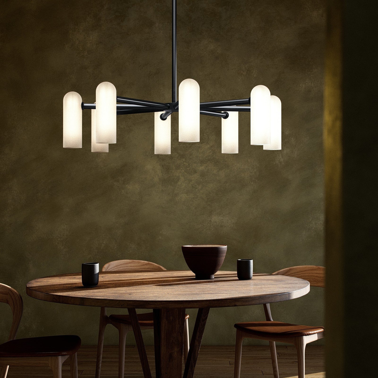 Four Hands - Odyssey Round MD Chandelier - 245018-002 | American Home Furniture