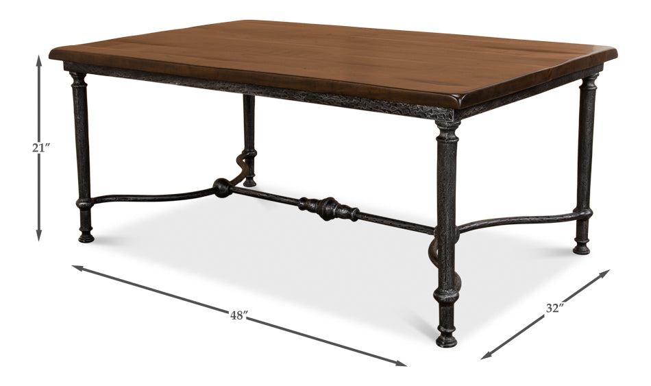 American Home Furniture | Sarreid - Layton Lodge Cocktail Table