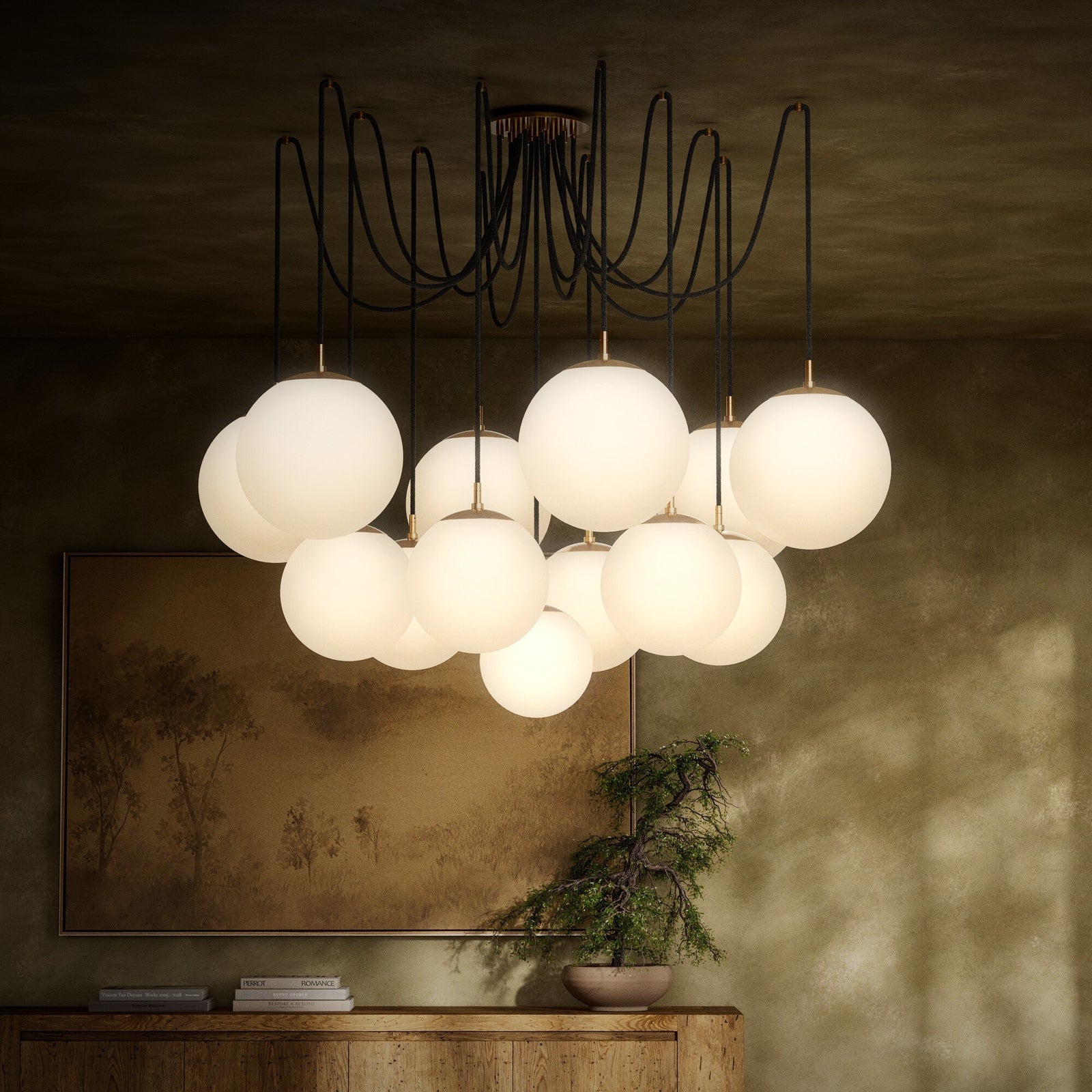 Four Hands - Spider Chandelier - 245022-001 | American Home Furniture