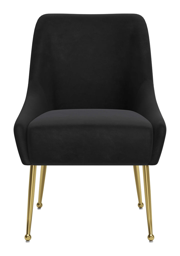 Maxine Dining Chair Black & Gold - 109717