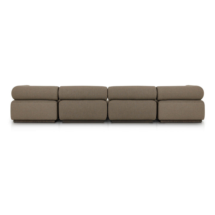 Four Hands - Lenox Outdoor 4Pc Sectional w/Ottoman - 245287-001 | American Home Furniture