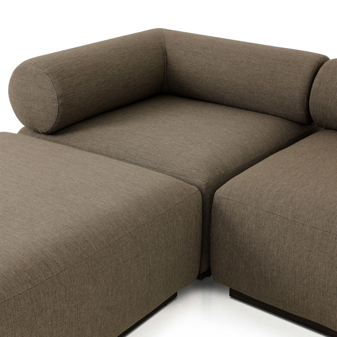 Four Hands - Lenox Outdoor 4Pc Sectional w/Ottoman - 245287-001 | American Home Furniture