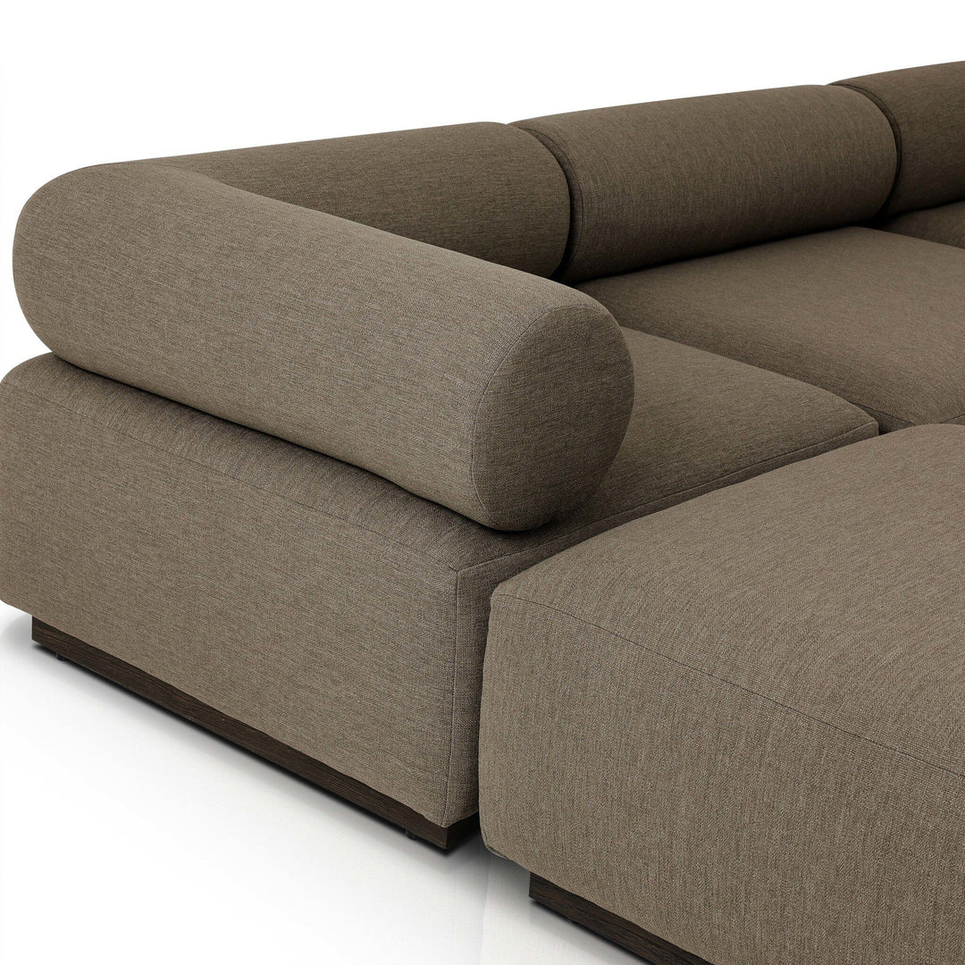 Four Hands - Lenox Outdoor 4Pc Sectional w/Ottoman - 245287-001 | American Home Furniture