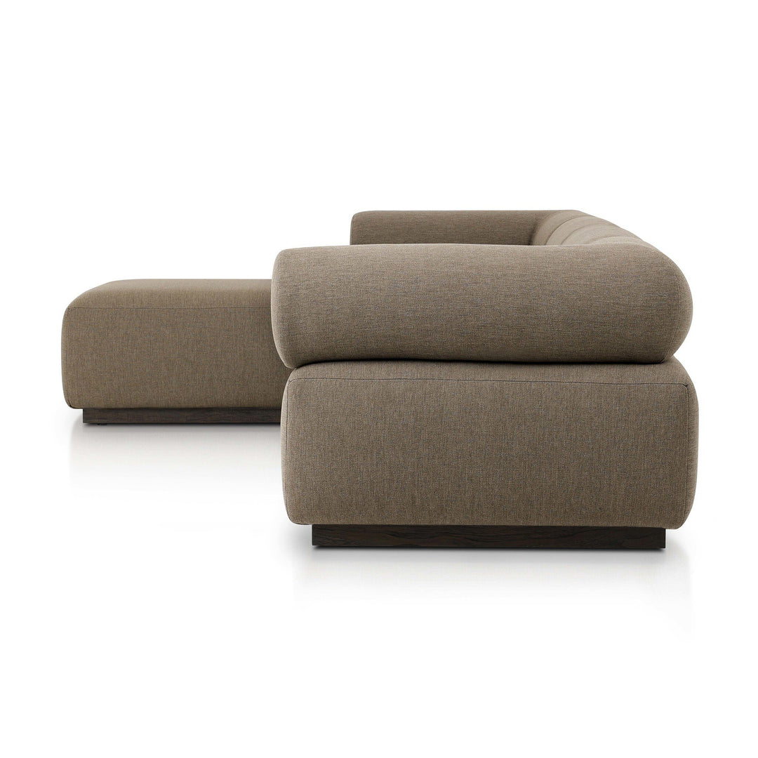 Four Hands - Lenox Outdoor 4Pc Sectional w/Ottoman - 245287-001 | American Home Furniture