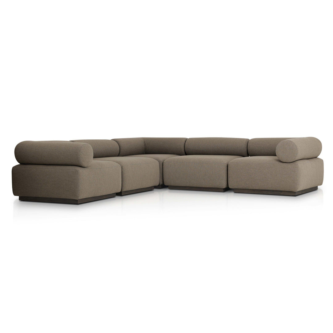 Four Hands - Lenox Outdoor 5Pc Sectional - 245289-001 | American Home Furniture