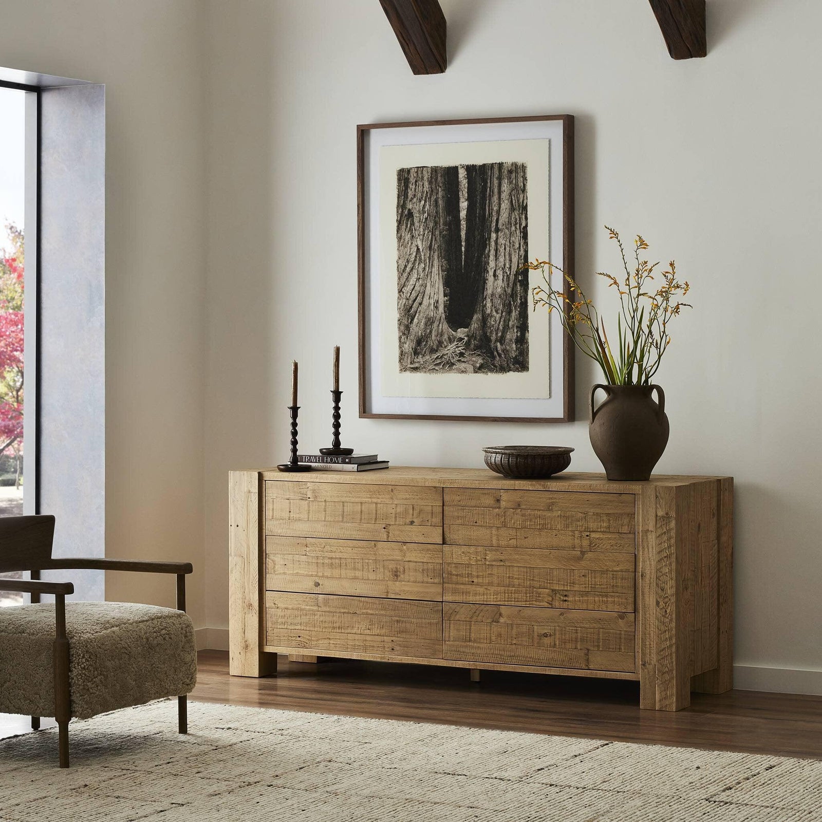 Four Hands - Perot 6 Drawer Dresser - 245422-002 | American Home Furniture