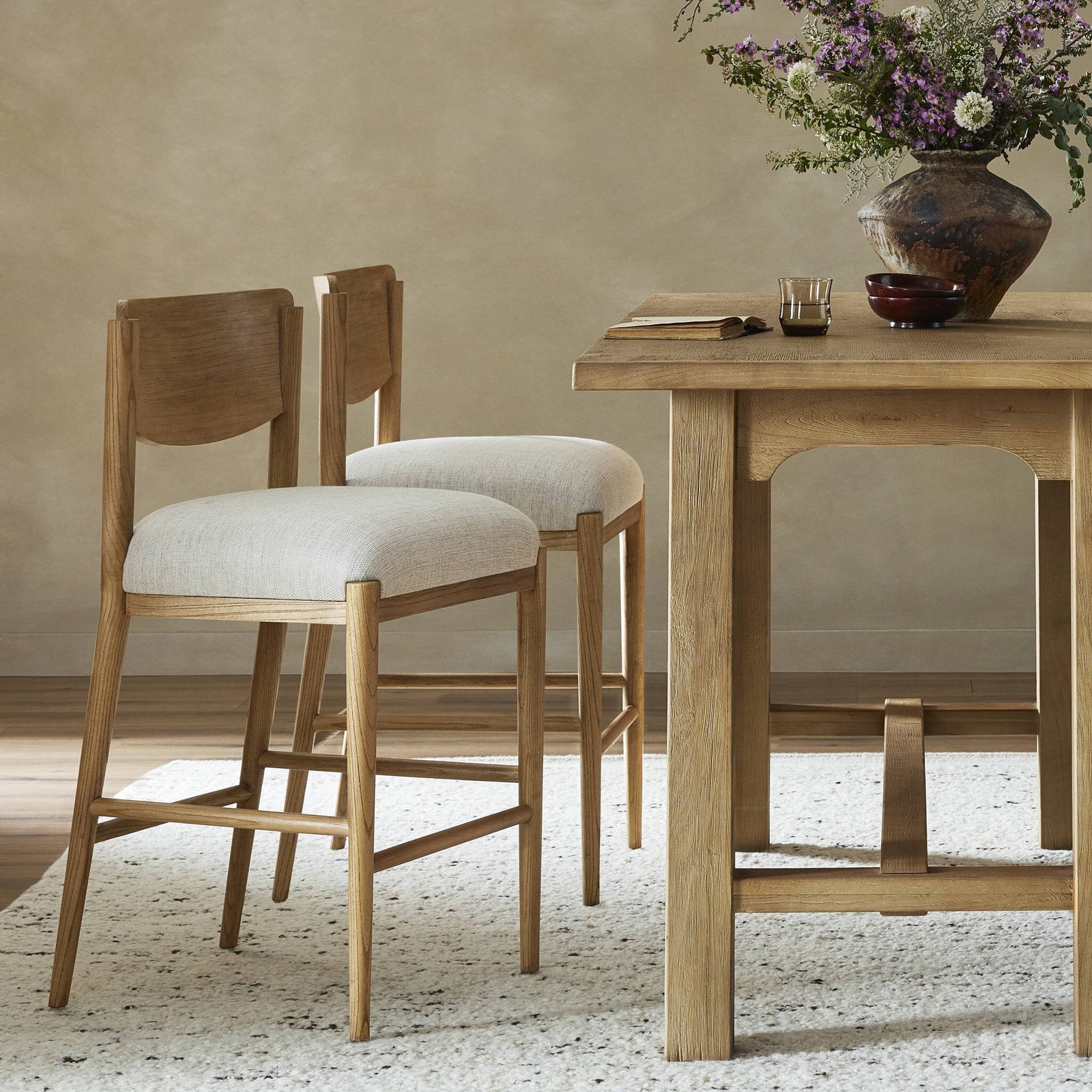 Four Hands - Piran Stool - 245605-004 | American Home Furniture