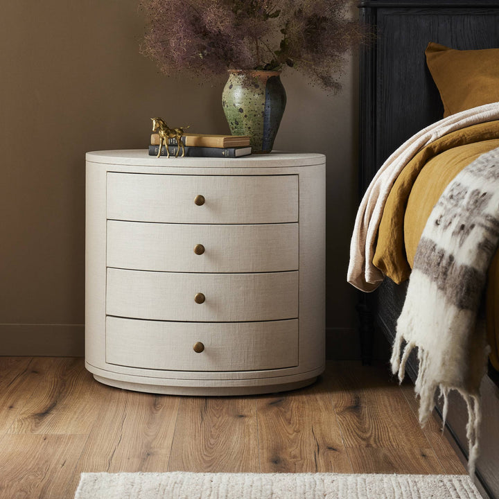Ivory Painted Linen