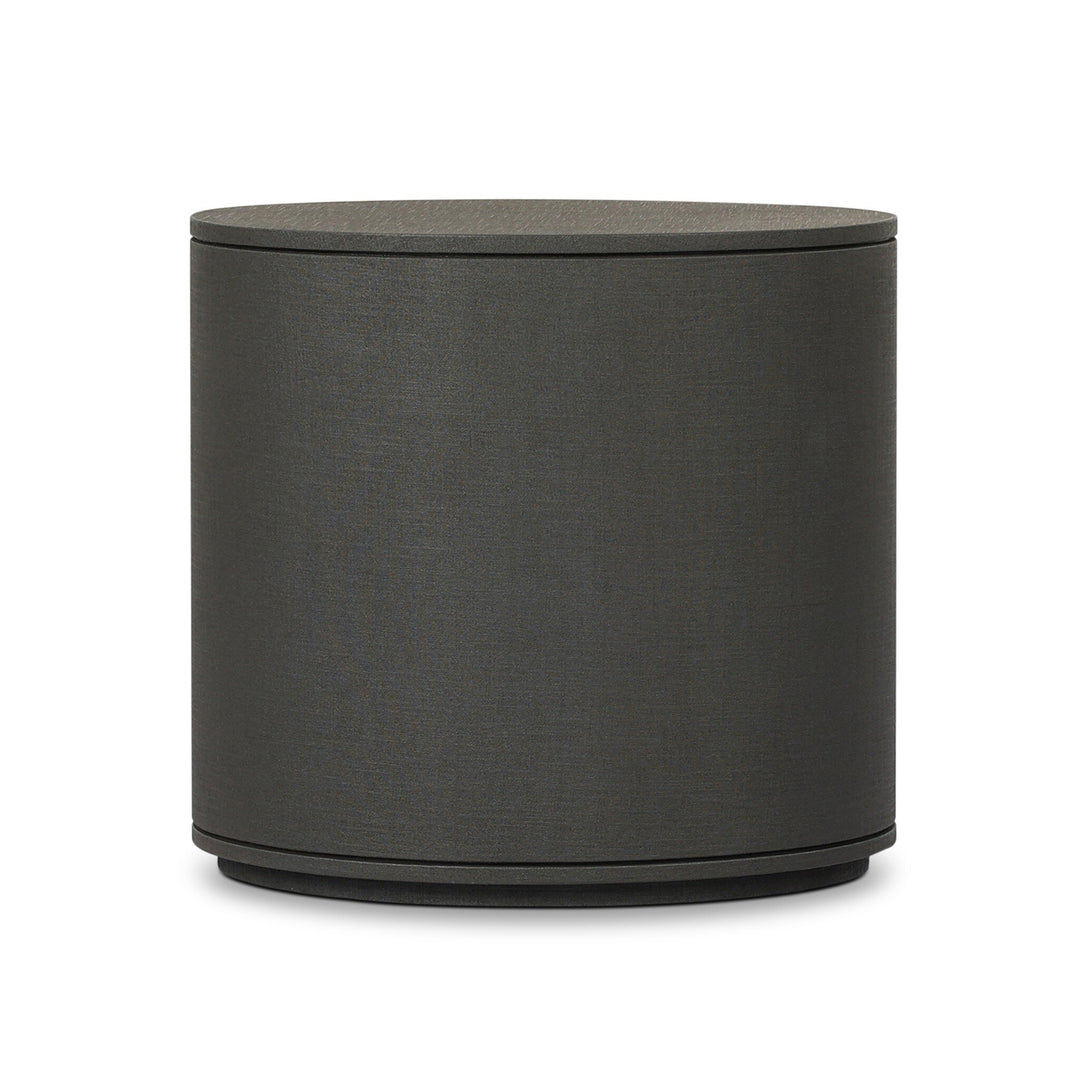 Dark Green Lacquered Linen