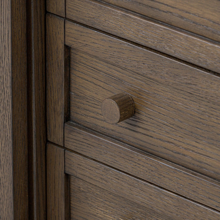 Miko Media Console - AmericanHomeFurniture